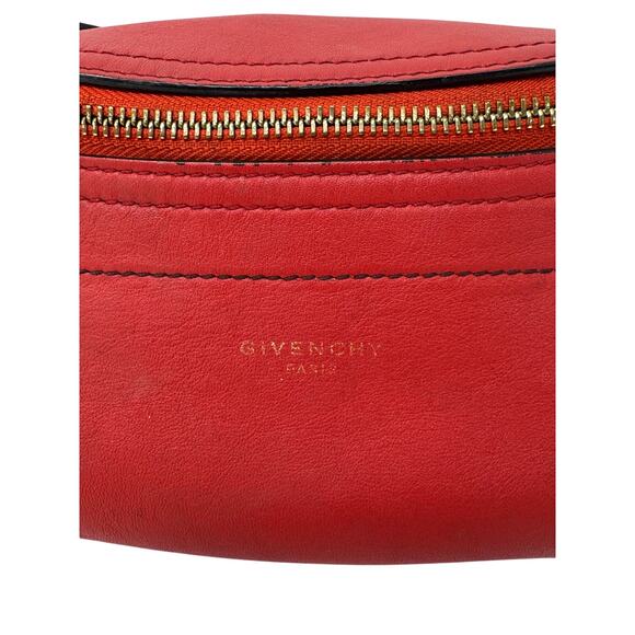 Givenchy Red Whip Belt Bag Leather Small - Picture 2 of 14